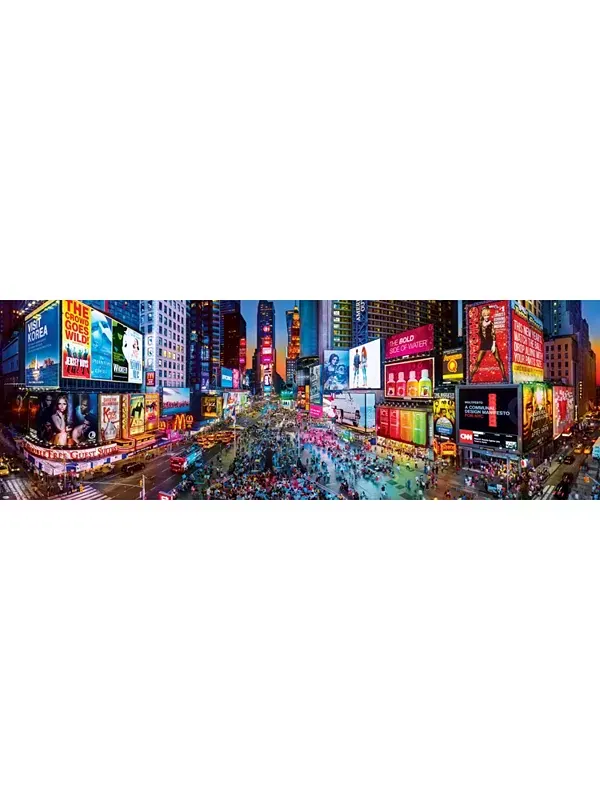 Шедевры Таймс-сквер, панорамный пазл из 1000 деталей Masterpieces Puzzles — изображение 2 из 3