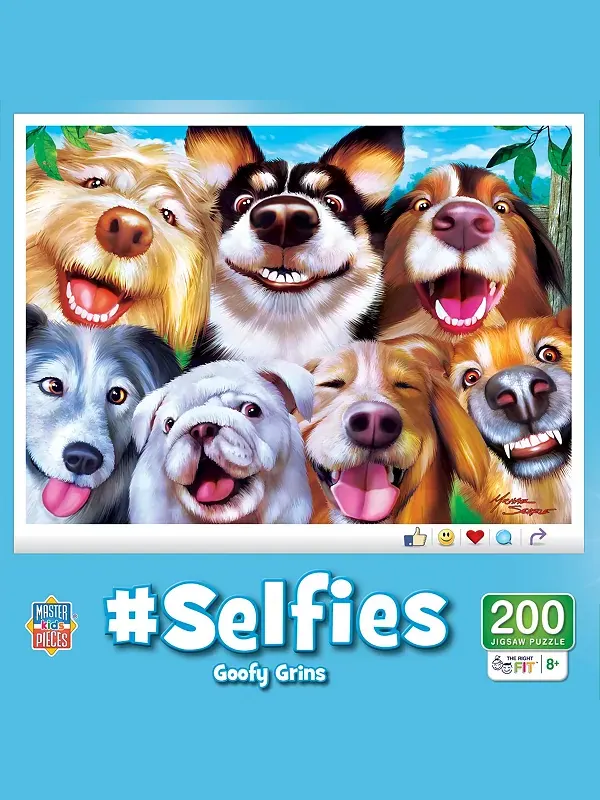 Селфи - глупые улыбки, пазл из 200 деталей Masterpieces Puzzles — мульти