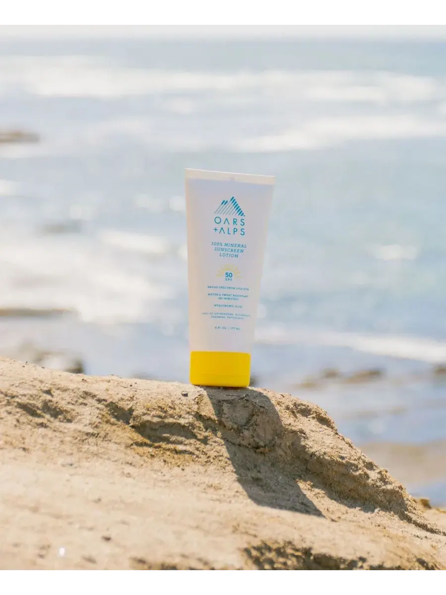 Oars + Alps 100% минеральный солнцезащитный лосьон SPF 50, 170 мл — изображение 3 из 8