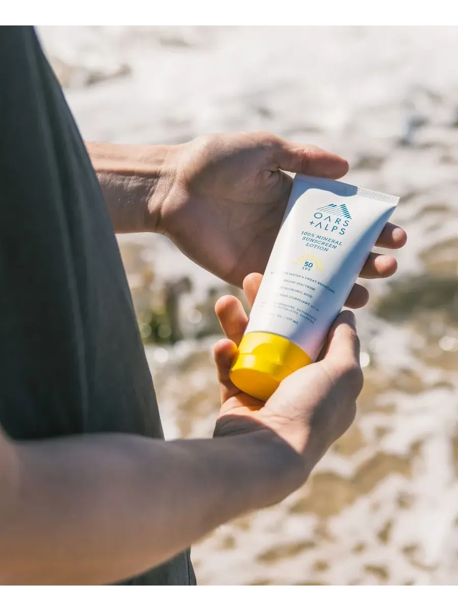 Oars + Alps 100% минеральный солнцезащитный лосьон SPF 50, 170 мл — изображение 6 из 8