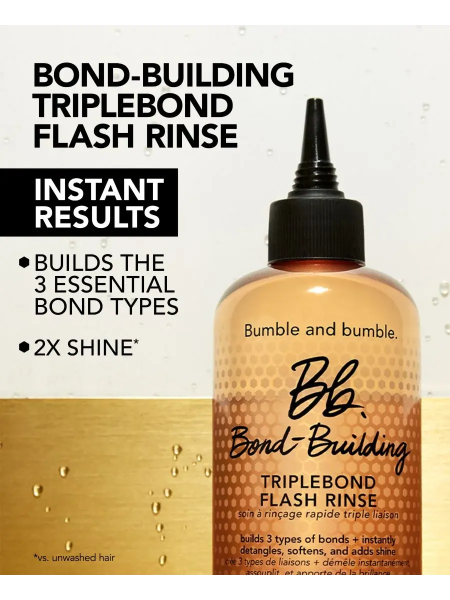 Bumble and Bumble Ополаскиватель TripleBond Flash Rinse для восстановления поврежденных волос — изображение 3 из 9