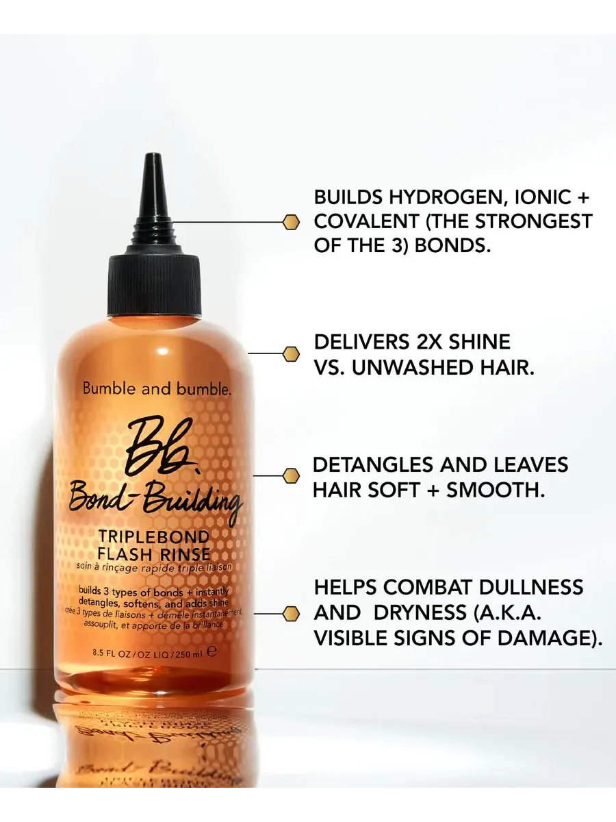 Bumble and Bumble Ополаскиватель TripleBond Flash Rinse для восстановления поврежденных волос — изображение 8 из 9