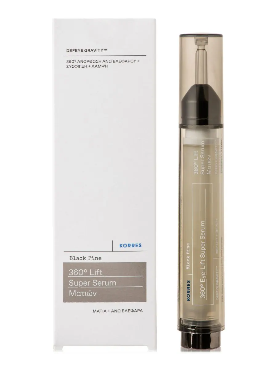 Сыворотка Korres — Суперсыворотка для подтяжки век Black Pine ° — прозрачный