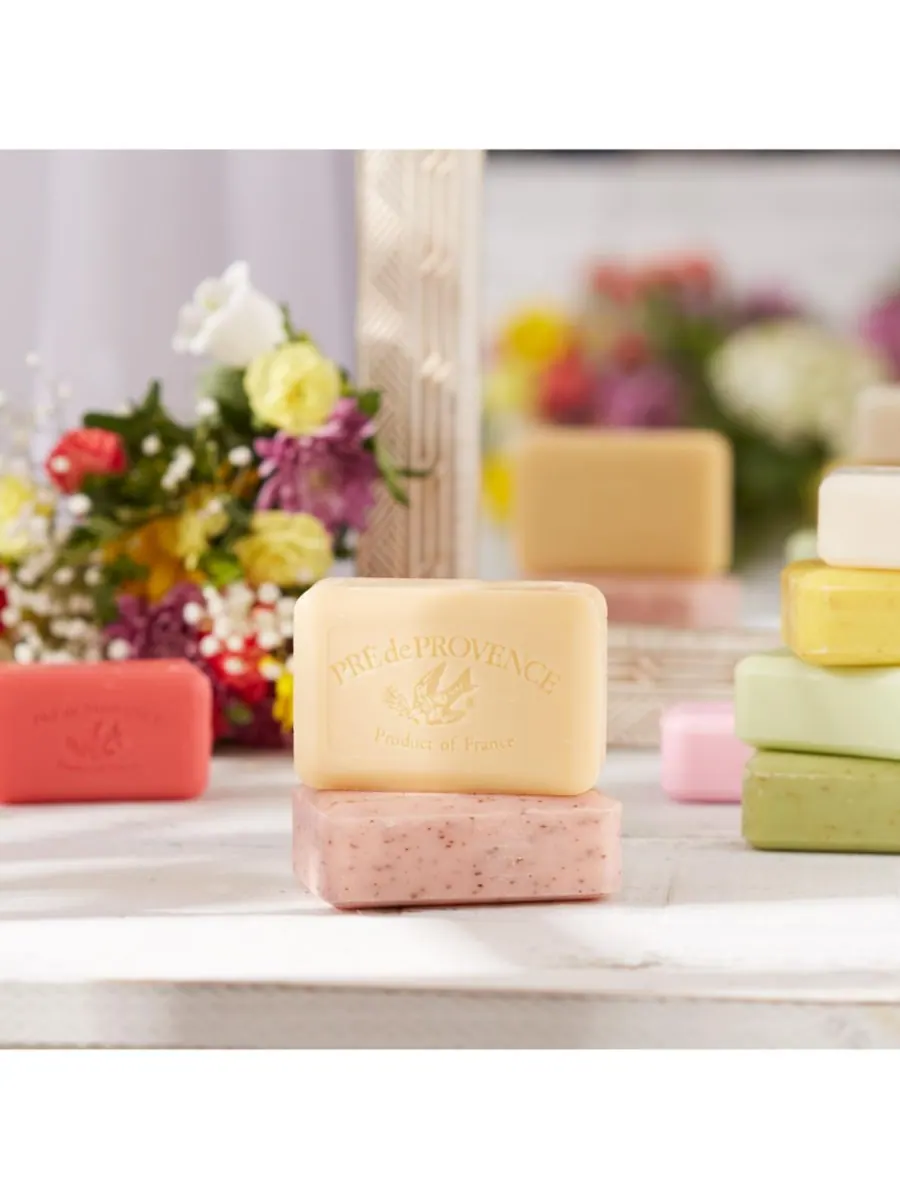 Увлажняющее французское мыло Pre de Provence 250 г, четырехслойное, долговечное, увлажняющее, с — изображение 5 из 7