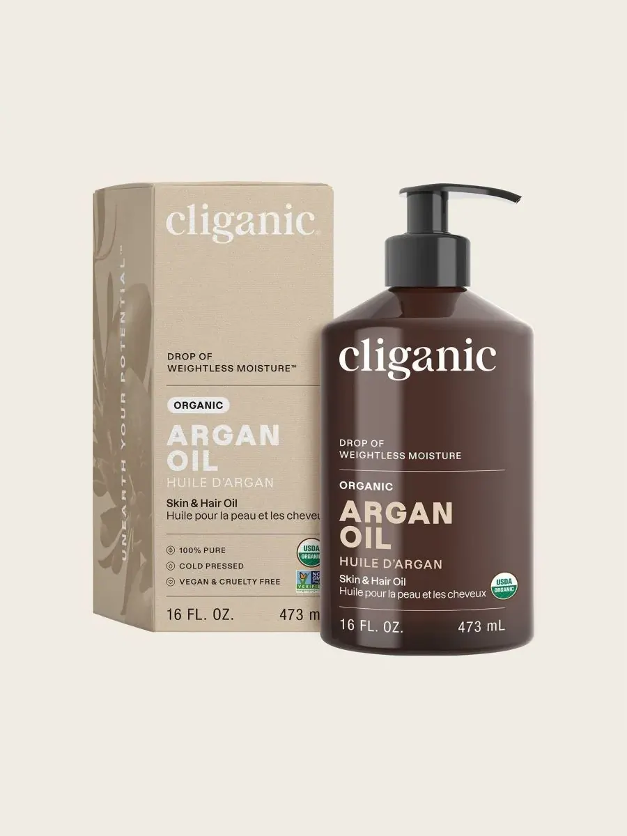 Органическое аргановое масло - 450 мл Cliganic
