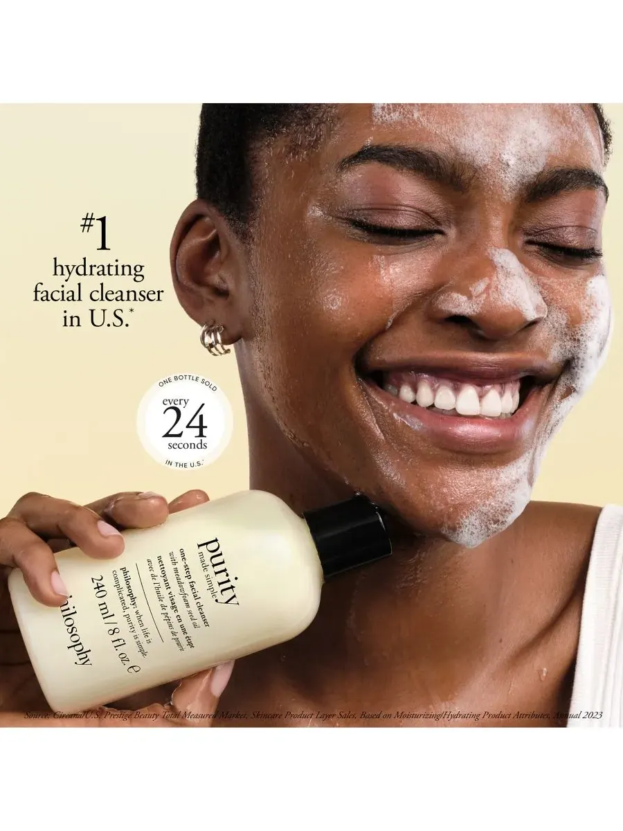 Гель для умывания Philosophy — Очищающее средство для лица Purity Made Simple One-Step Facial — изображение 5 из 9