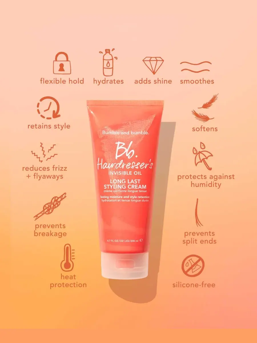 Bumble and Bumble Крем для укладки волос Hairdresser's Invisible Oil Long Last Styling Cream, 6,7 — изображение 3 из 9