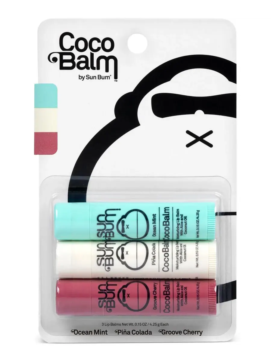 Sun Bum CocoBalm, 3 шт — мульти