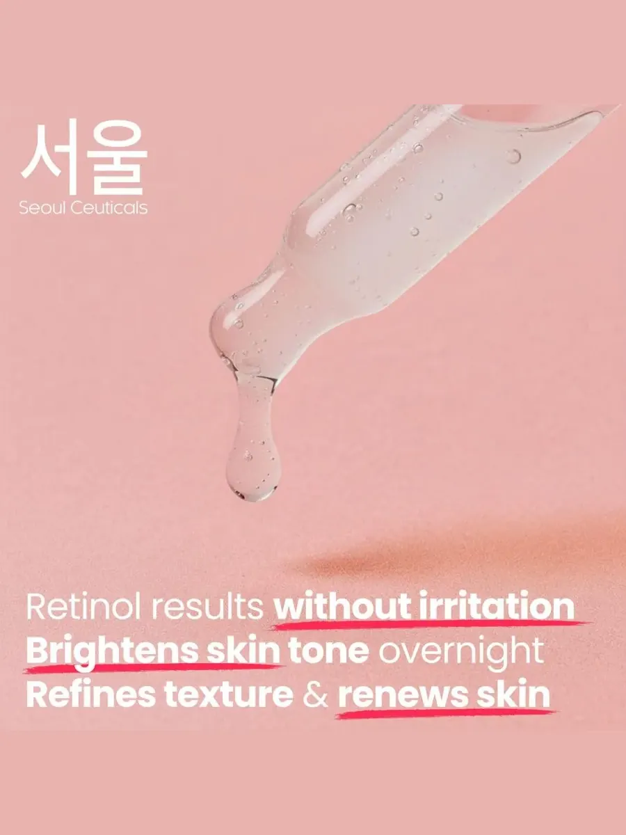 Сыворотка Seoul Ceuticals — Корейская для ухода за кожей Ultra Retinol Night Serum K Beauty Skincare — изображение 2 из 9