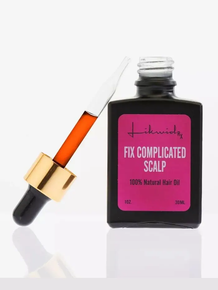 100% натуральное масло для волос Fix Complication Scalp, 1 унция Likwid Rx — розовый