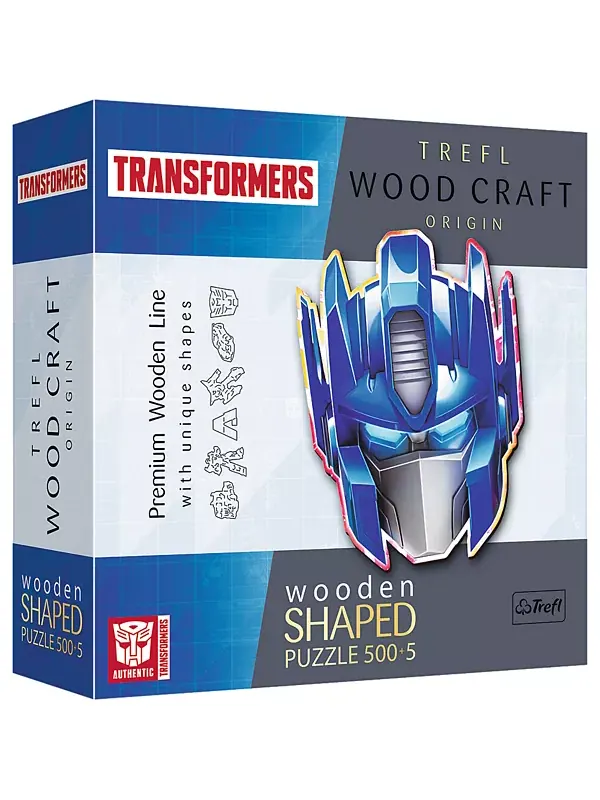 Wood Craft 500 +5 деревянных пазлов - трансформеры Trefl — мульти