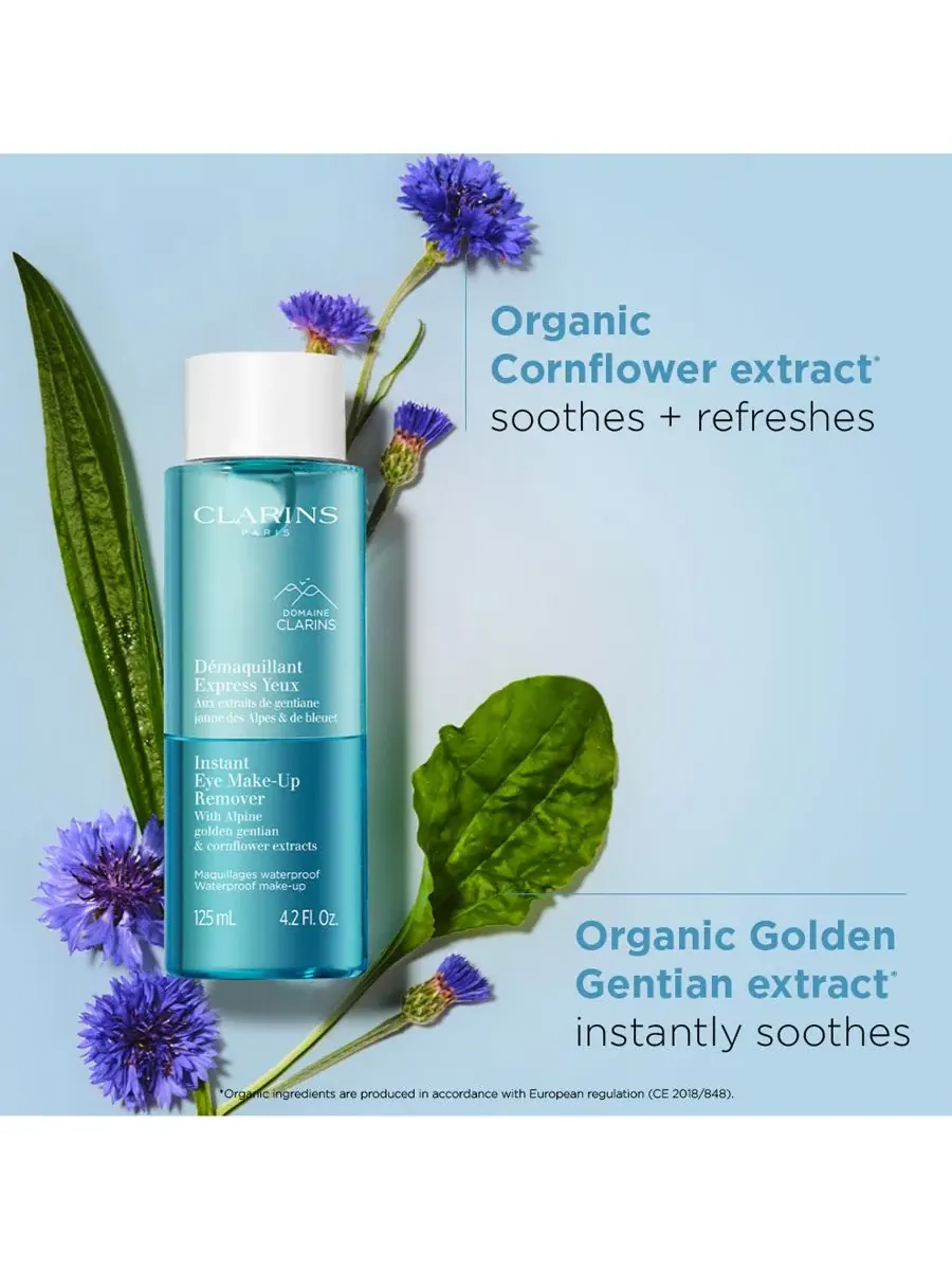 Средство для снятия макияжа Clarins — Двухфазное средство для мгновенного снятия макияжа с глаз — изображение 3 из 8