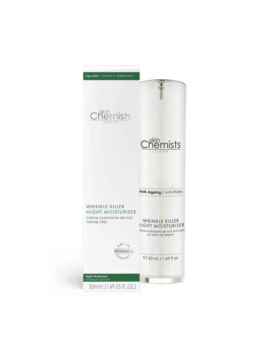 Крем для лица Skinchemists — Ночной увлажняющий против морщин с антивозрастным эффектом, — изображение 2 из 5