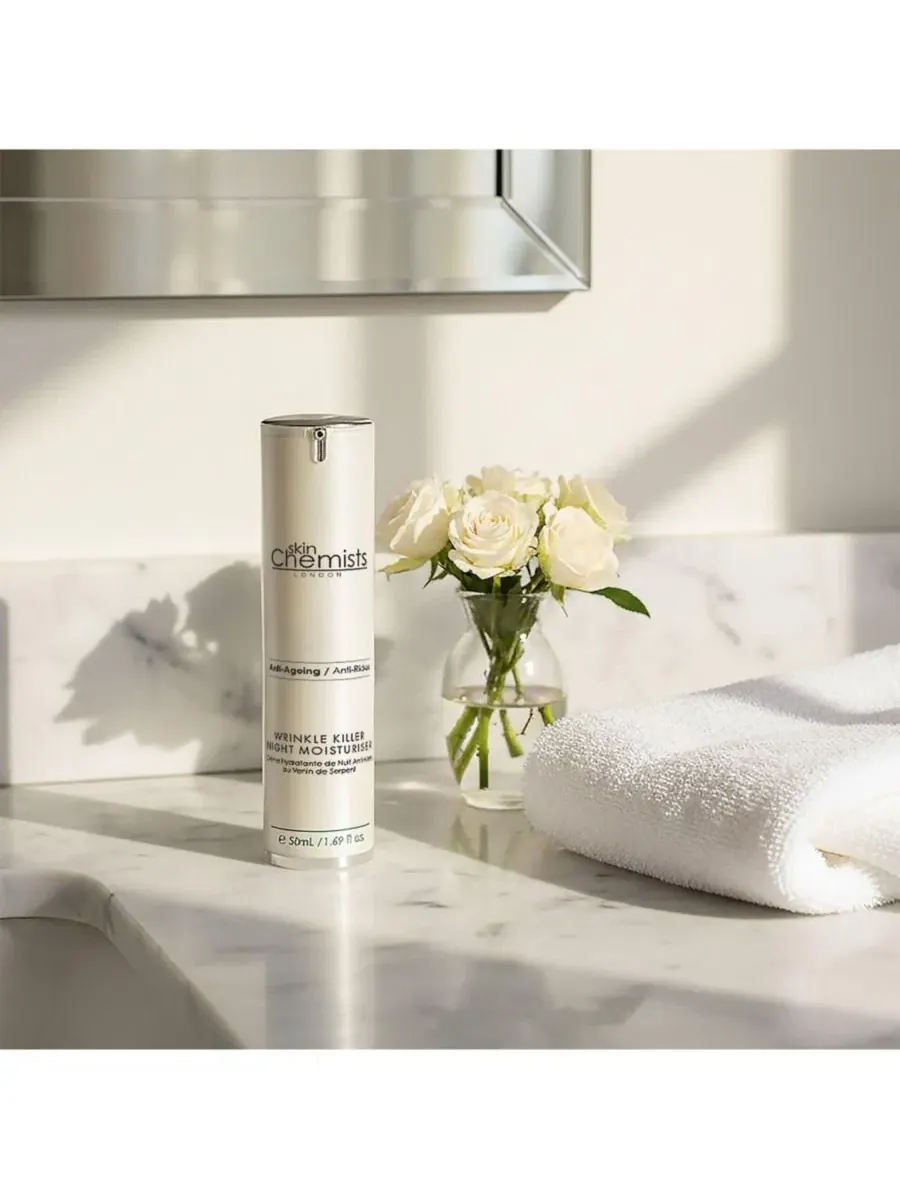 Крем для лица Skinchemists — Ночной увлажняющий против морщин с антивозрастным эффектом, — изображение 4 из 5