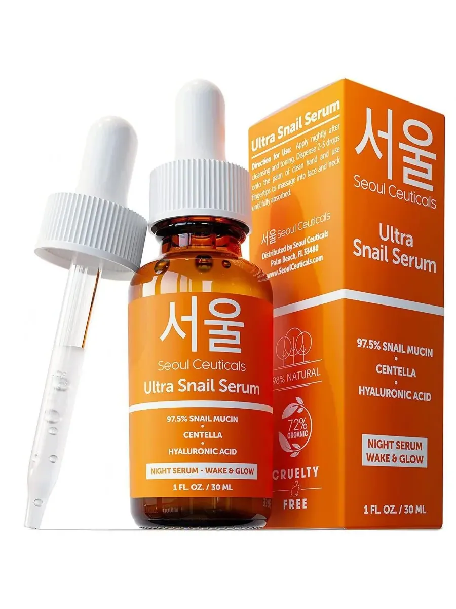 Набор Seoul Ceuticals — Корейский косметический набор Snail Mucin Glow Kit — изображение 5 из 5