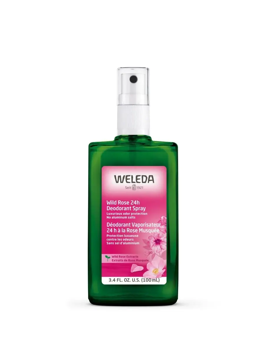 Weleda Дезодорант-спрей Wild Rose 24 Hours, 95 мл — мульти