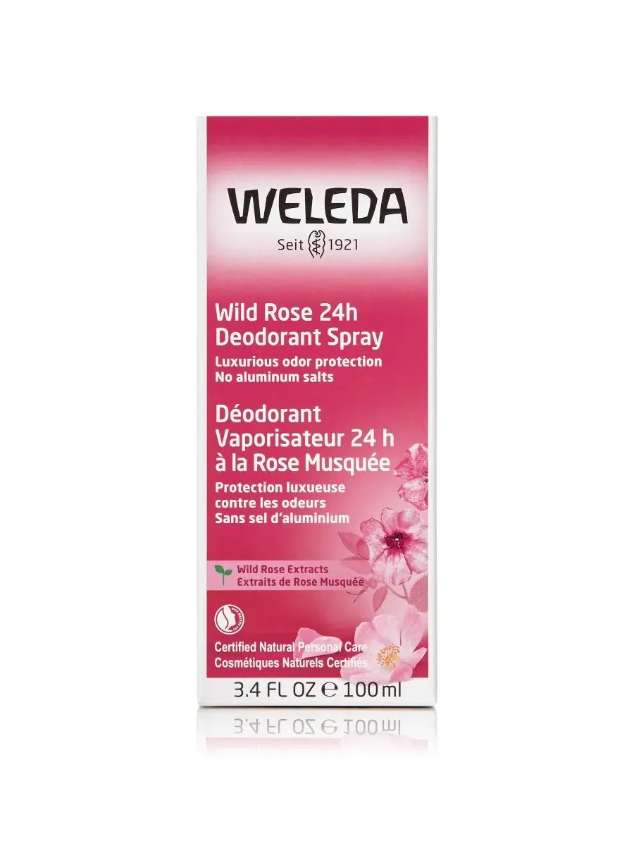 Weleda Дезодорант-спрей Wild Rose 24 Hours, 95 мл — изображение 2 из 4