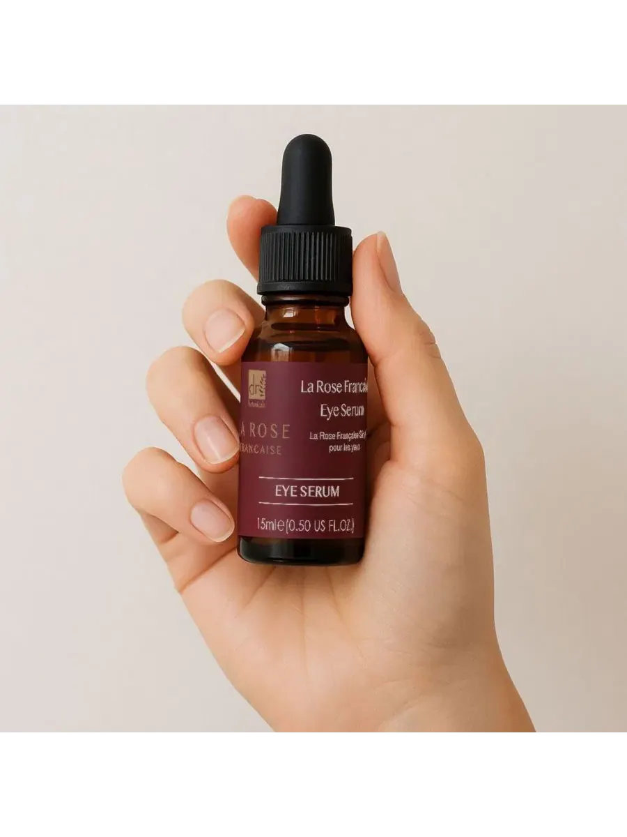Сыворотка для кожи вокруг глаз с бакучиолом La Rose Francaise, 15 мл Dr. Botanicals — изображение 5 из 6