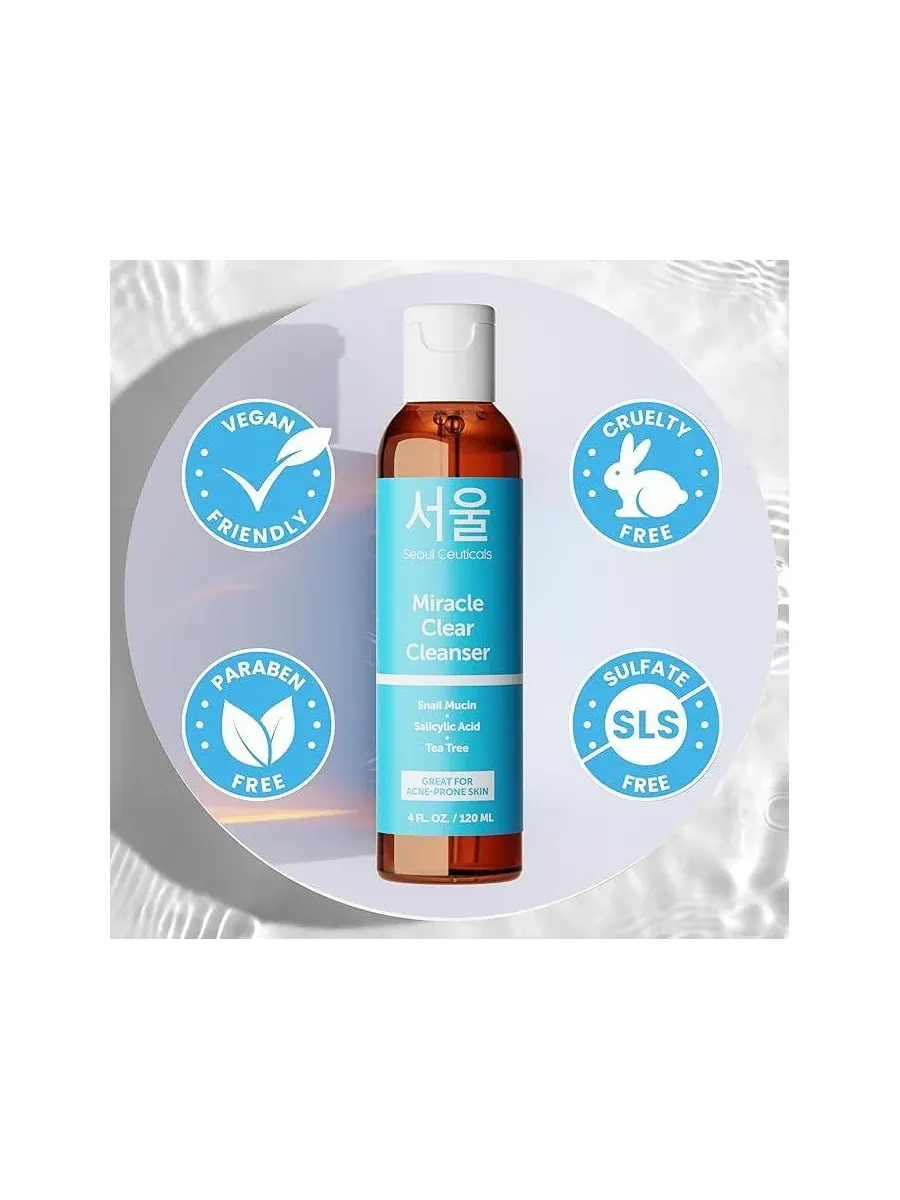 Гель для умывания Seoul Ceuticals — Корейское средство для умывания лица для проблемной кожи — изображение 4 из 7