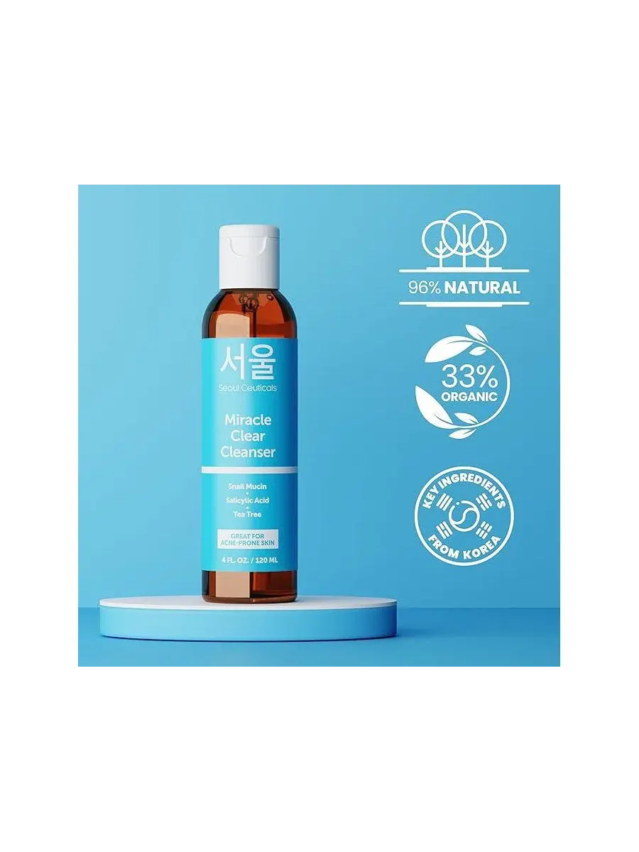 Гель для умывания Seoul Ceuticals — Корейское средство для умывания лица для проблемной кожи — изображение 6 из 7