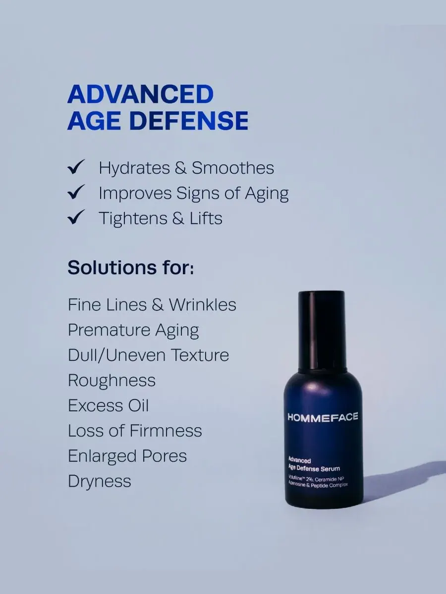 Сыворотка Hommeface — Для защиты от старения Advanced Age Defense Serum, ,69 жидких унций — изображение 3 из 5