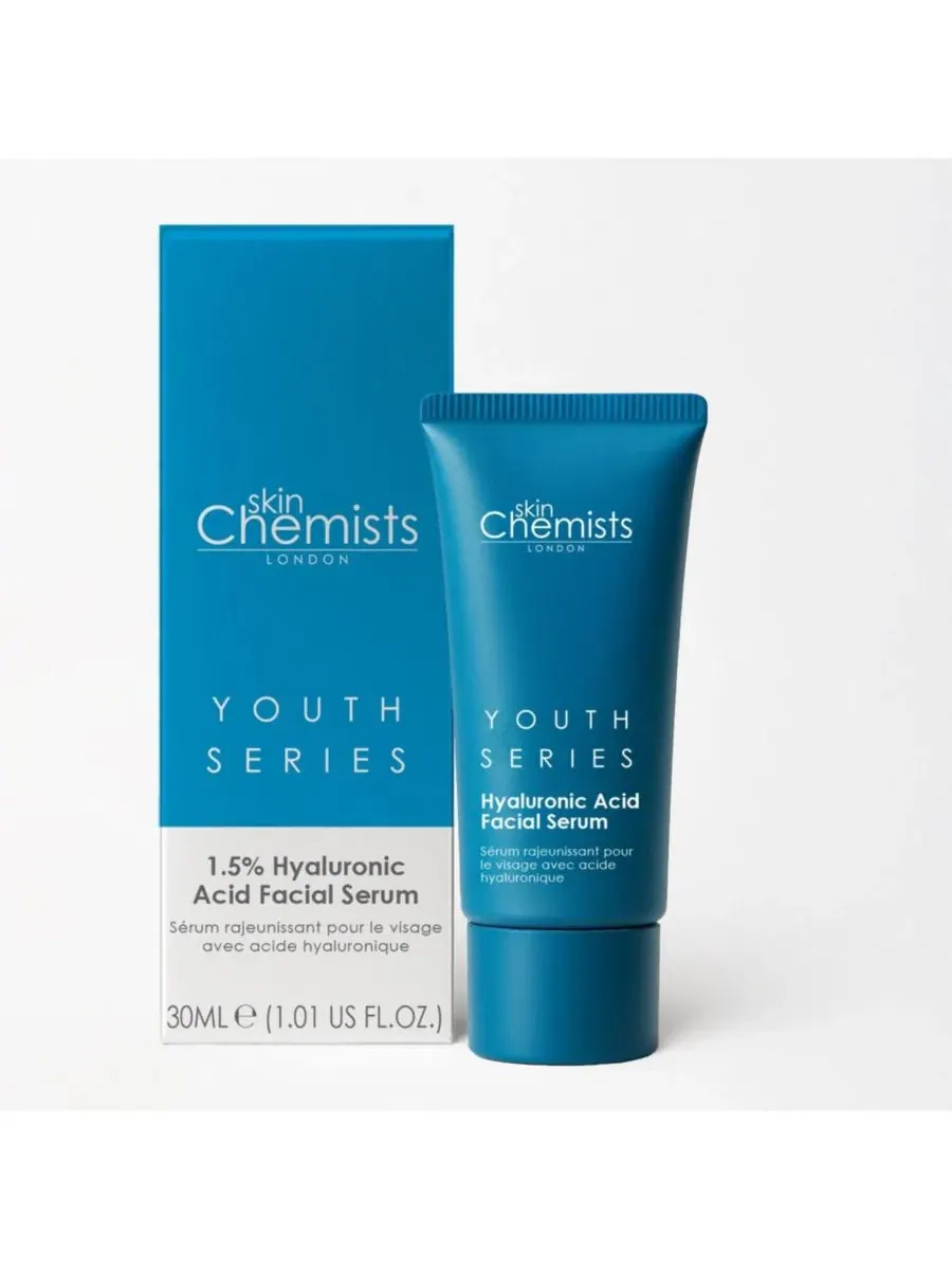 Сыворотка Skinchemists — Для лица с , % гиалуроновой кислотой, , синий, 30 мл — изображение 2 из 5