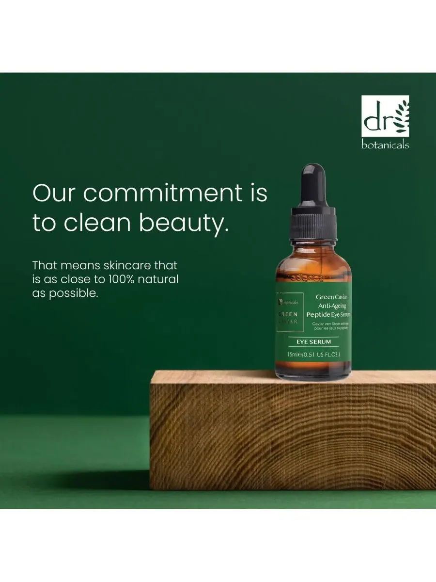 Сыворотка для глаз с пептидами против старения и экстрактом икры, 15 мл Dr. Botanicals — изображение 2 из 5