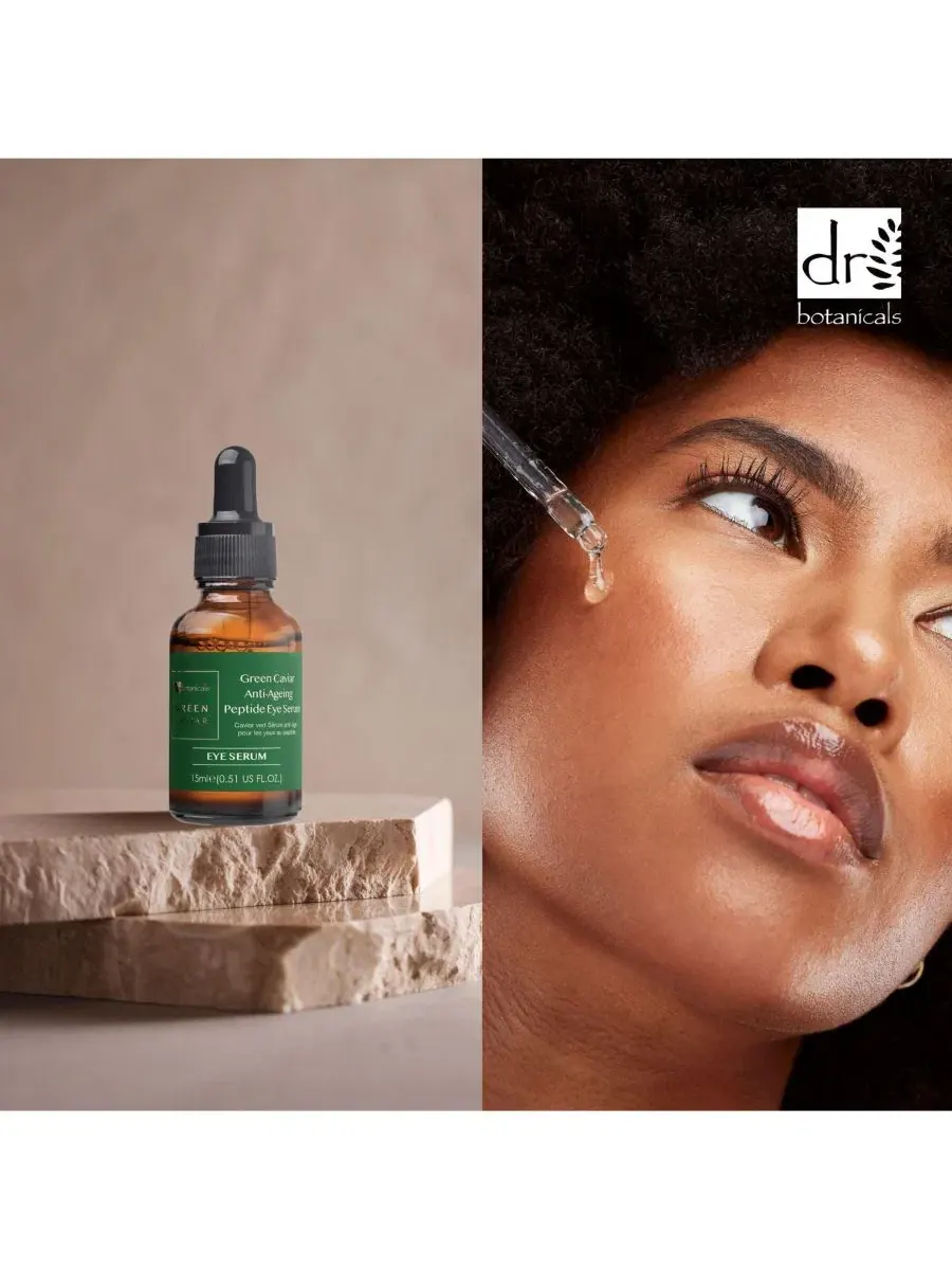 Сыворотка для глаз с пептидами против старения и экстрактом икры, 15 мл Dr. Botanicals — изображение 5 из 5