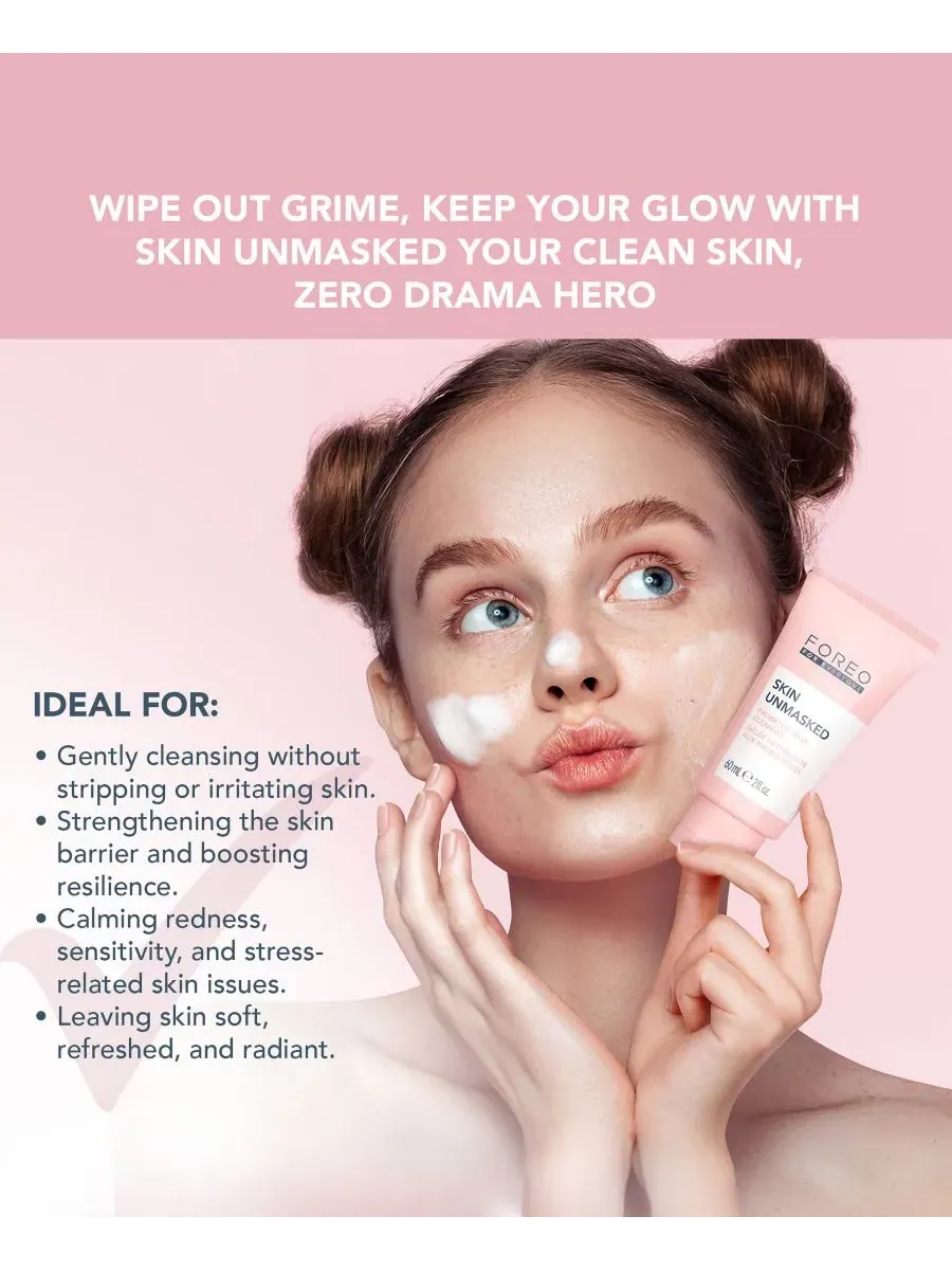 Гель для умывания Foreo — Очищающее средство-гель для лица For EveryOne Skin Unmasked Probiotic — изображение 5 из 5
