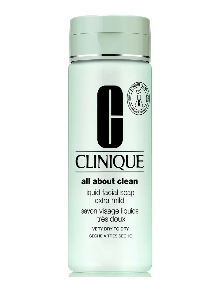 Крем для лица Clinique — Жидкое очищающее мыло для лица All About Clean Extra Mild, ,7 жидких унций