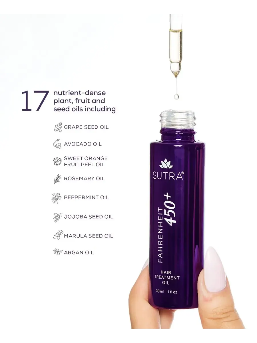 Sutra Beauty Масло для ухода за волосами Fahrenheit 450+, 30 мл — изображение 2 из 8