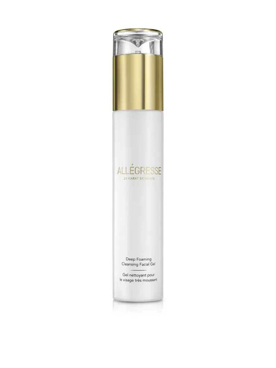 Гель для умывания Allegresse 24 Karat Skin Care — Очищающий пенящийся гель для лица 24K Skincare