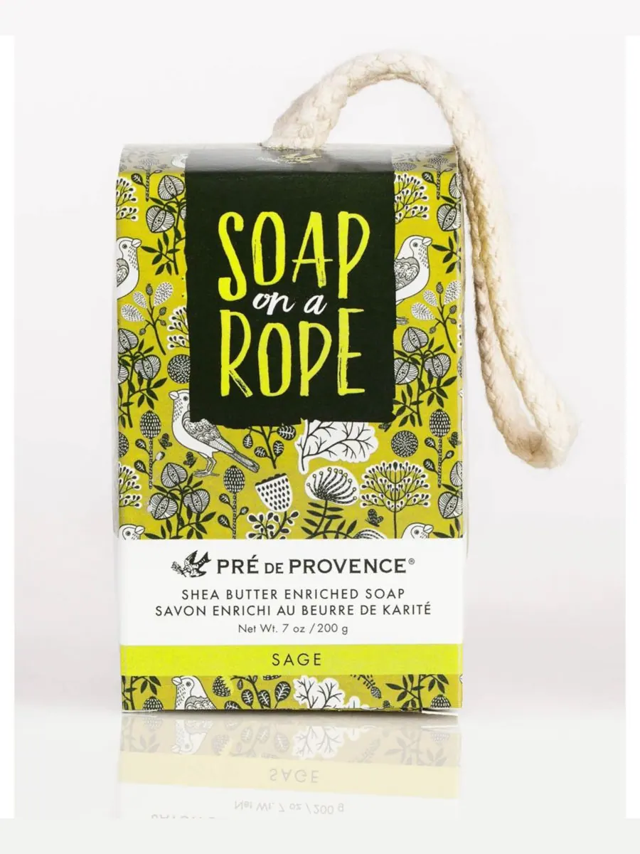 Мыло Pre de Provence на веревке, 200 г, производитель Мирабель European Soaps — зеленый