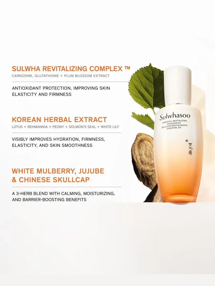 Эмульсия для лица Essential Revitalizing Emulsion EX, 125 мл Sulwhasoo — изображение 6 из 7