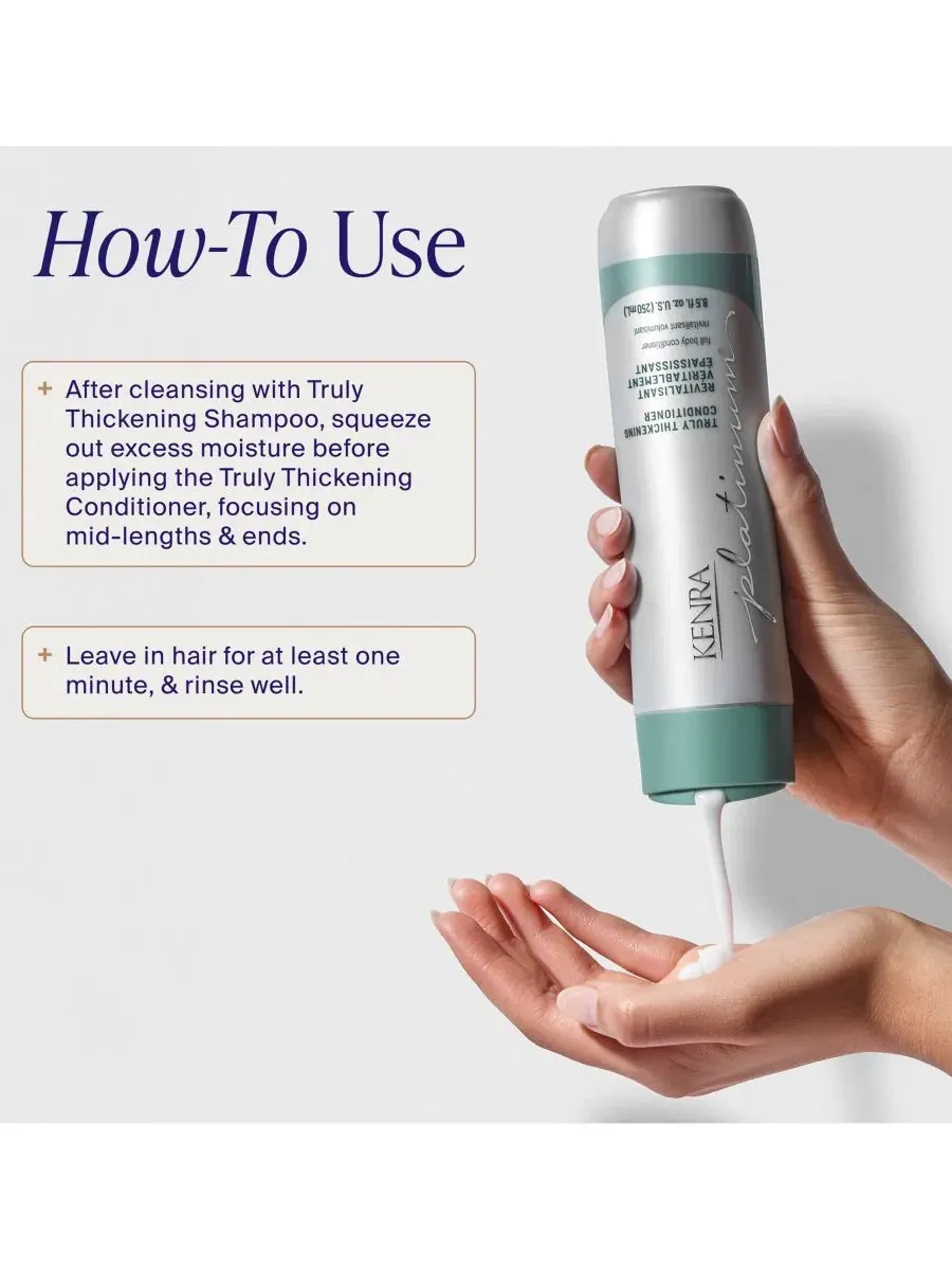 Кондиционер для волос Platinum Truly Thickening Conditioner, 241 г Kenra Professional — изображение 7 из 8