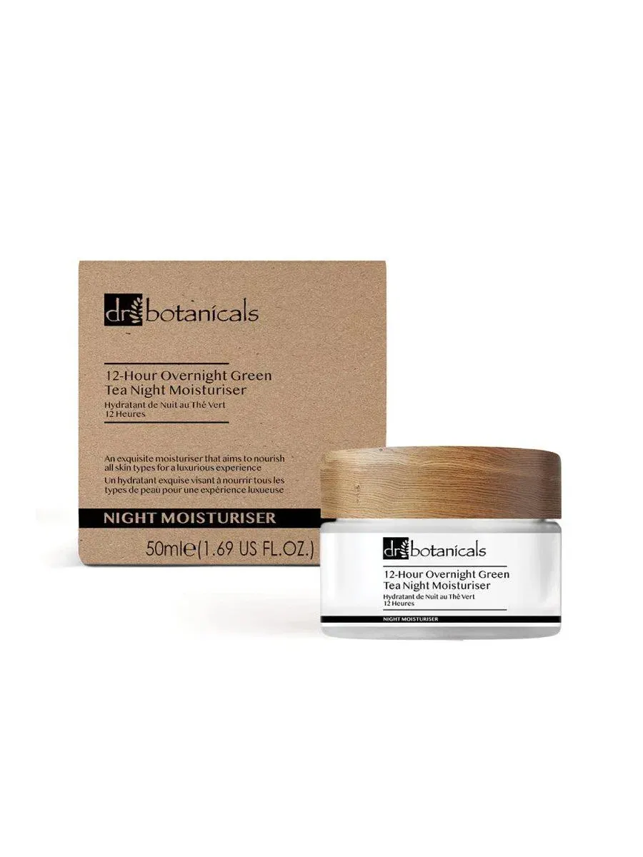 Ночной крем для лица с зеленым чаем, 50 мл Dr. Botanicals