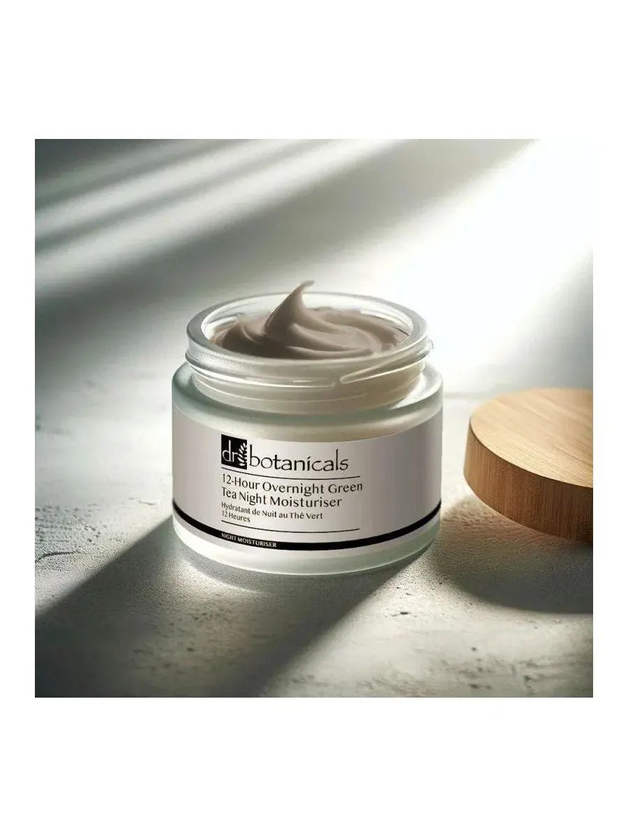 Ночной крем для лица с зеленым чаем, 50 мл Dr. Botanicals — изображение 3 из 6