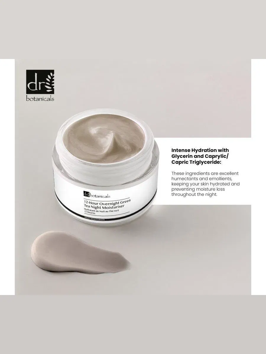 Ночной крем для лица с зеленым чаем, 50 мл Dr. Botanicals — изображение 6 из 6