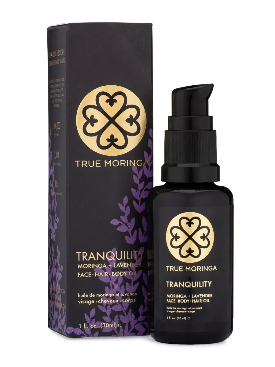 Масло для лица True Moringa — С морингой и лавандой, 28 г — мульти
