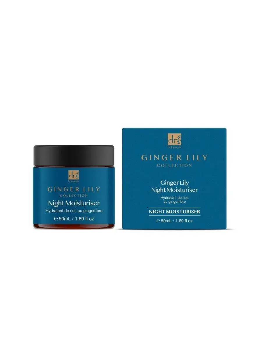 Ночной увлажняющий крем для лица Gingerlily, 50 мл Dr. Botanicals