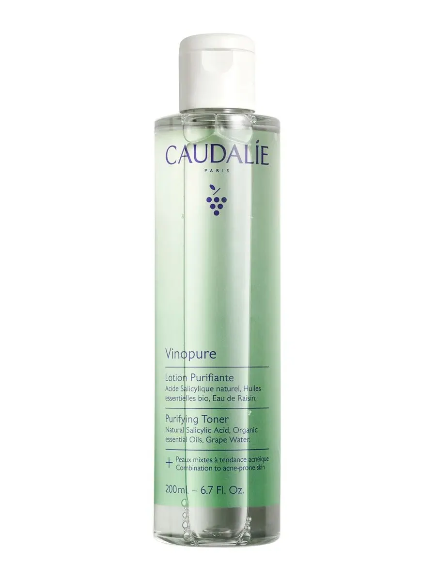 Тоник для лица с салициловой кислотой, 200 мл Caudalie Vinopure — мульти