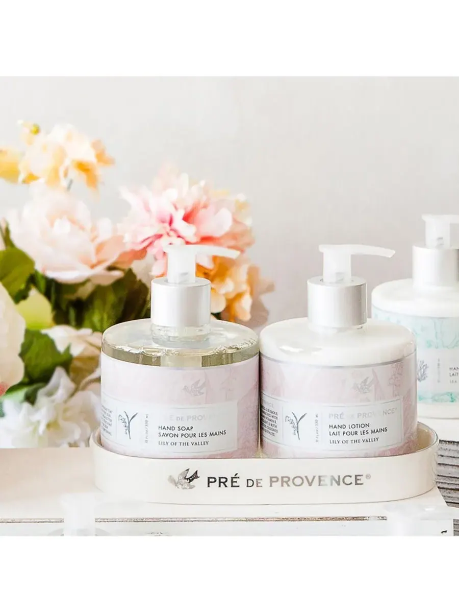 Лосьон для рук Pre de Provence Heritage 11 жидких унций, ландыш European Soaps — изображение 6 из 8
