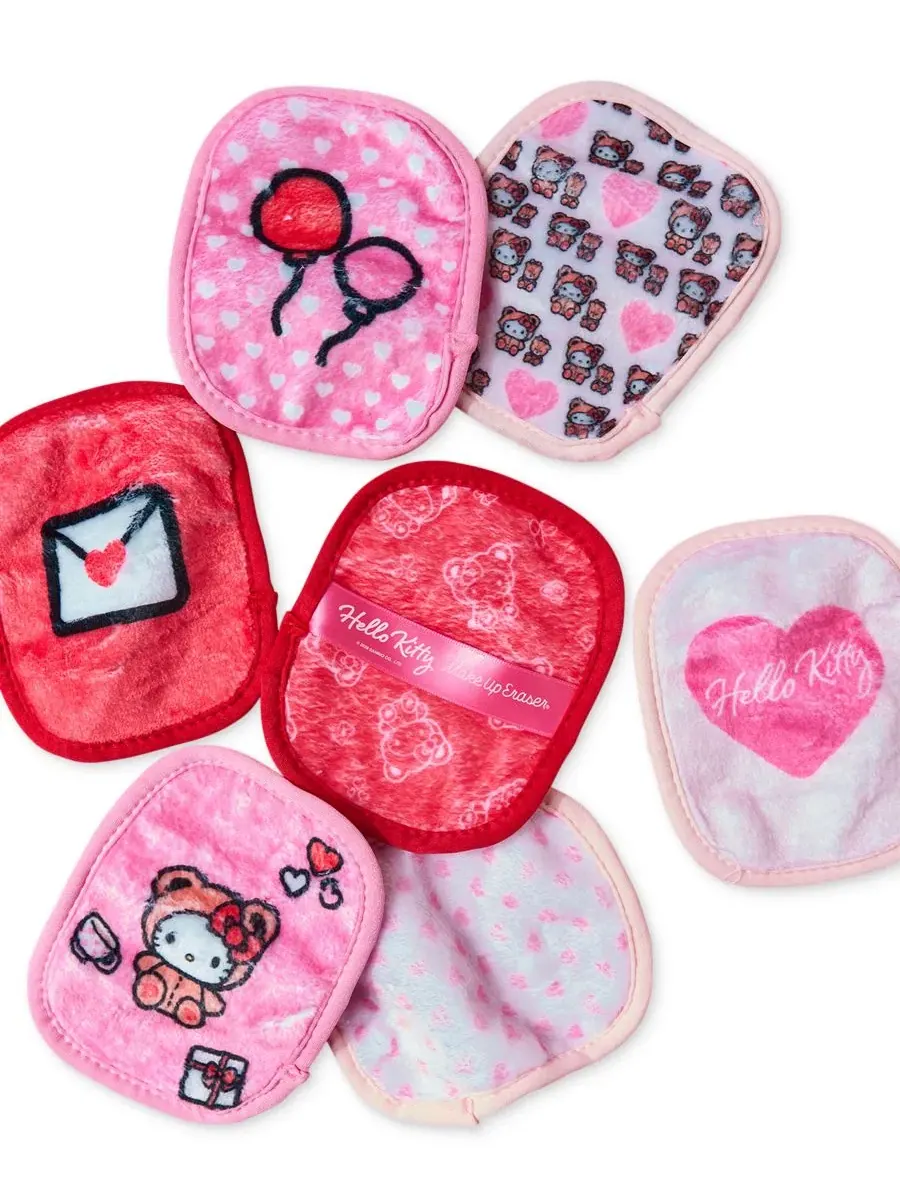 Набор Makeup Eraser — Из 9 многоразовых салфеток для снятия макияжа Hello Kitty Cutie Pie — изображение 2 из 12