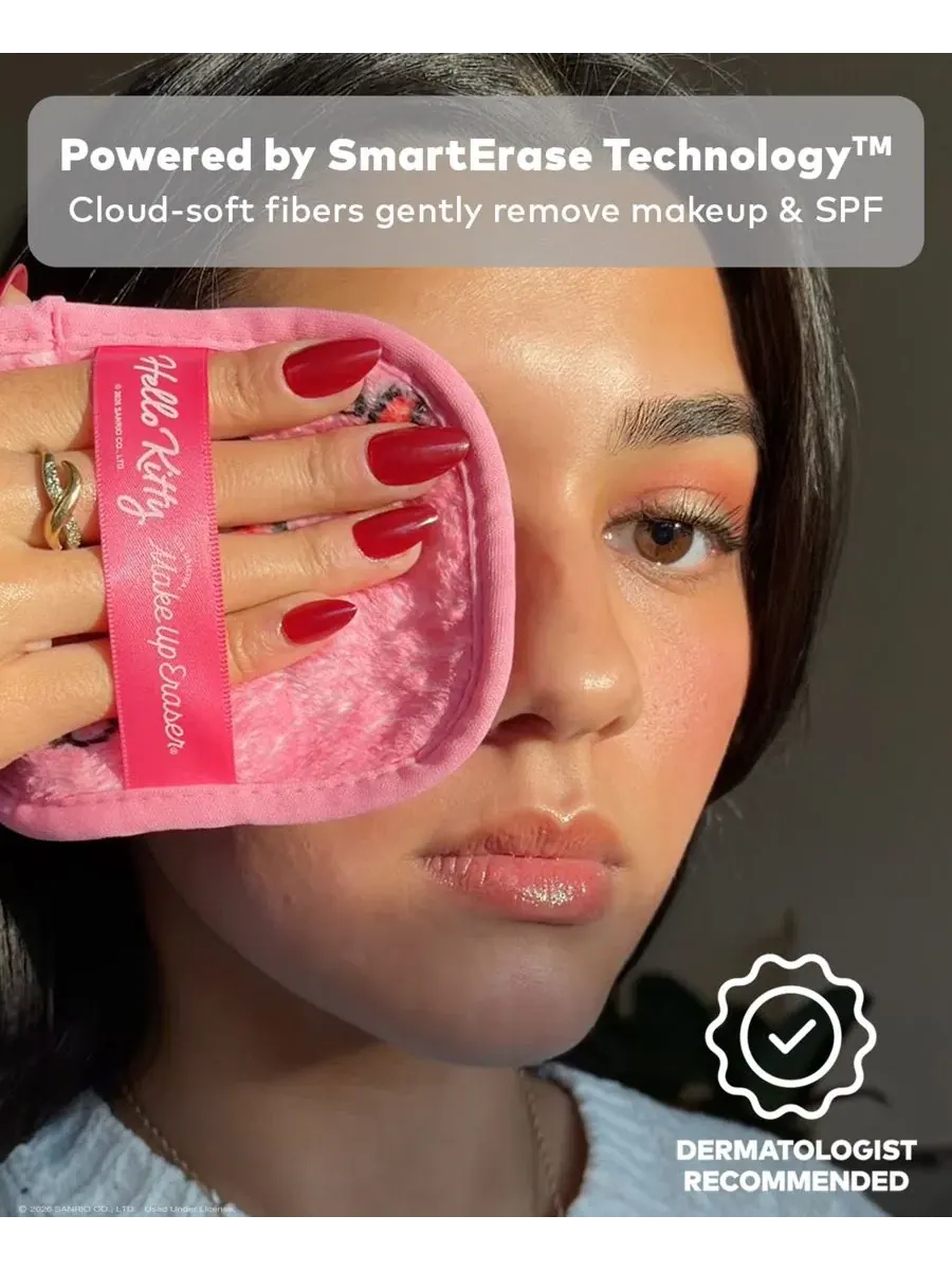 Набор Makeup Eraser — Из 9 многоразовых салфеток для снятия макияжа Hello Kitty Cutie Pie — изображение 10 из 12