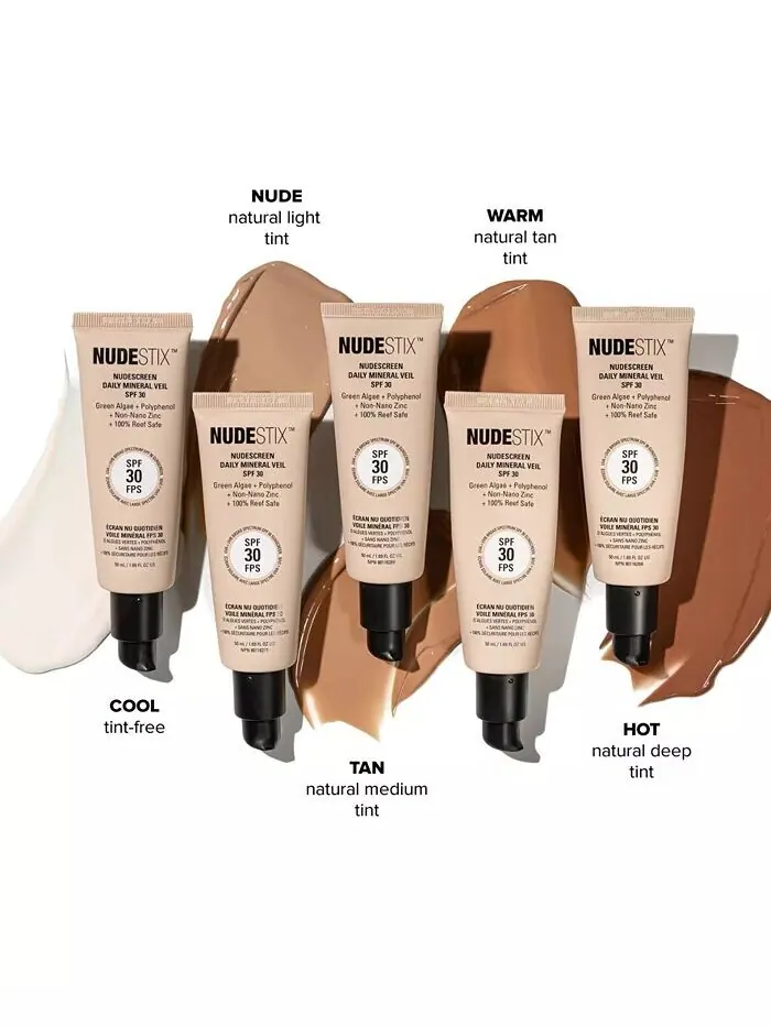 Крем для лица SPF NUDESTIX Nudescreen Daily Mineral Veil, — изображение 2 из 9