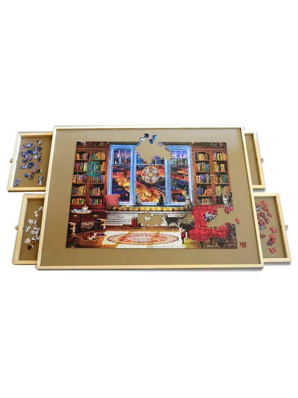 Аксессуары для пазлов - деревянный столик для пазлов - 27"x35" Masterpieces — мульти