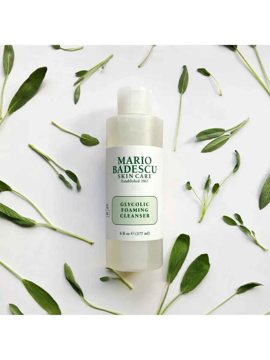 Крем для лица SPF MARIO BADESCU Пенящееся очищающее средство с гликолевой кислотой — изображение 2 из 2