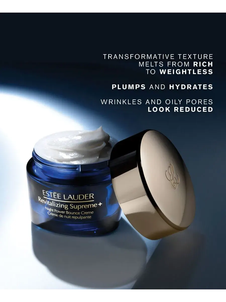 Крем для лица Estée Lauder Supreme+ Night Power Bounce Cream, восстанавливающий ночной увлажняющий — изображение 6 из 10