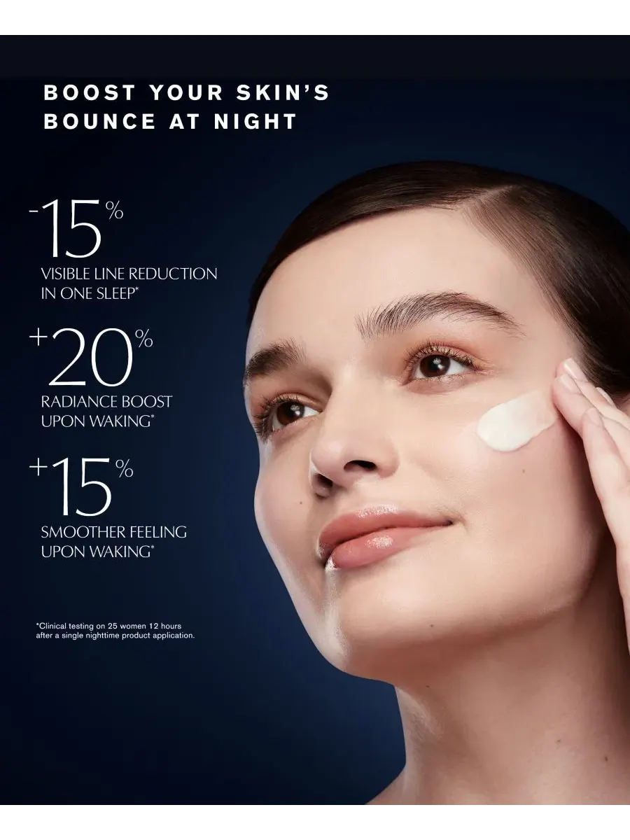 Крем для лица Estée Lauder Supreme+ Night Power Bounce Cream, восстанавливающий ночной увлажняющий — изображение 7 из 10