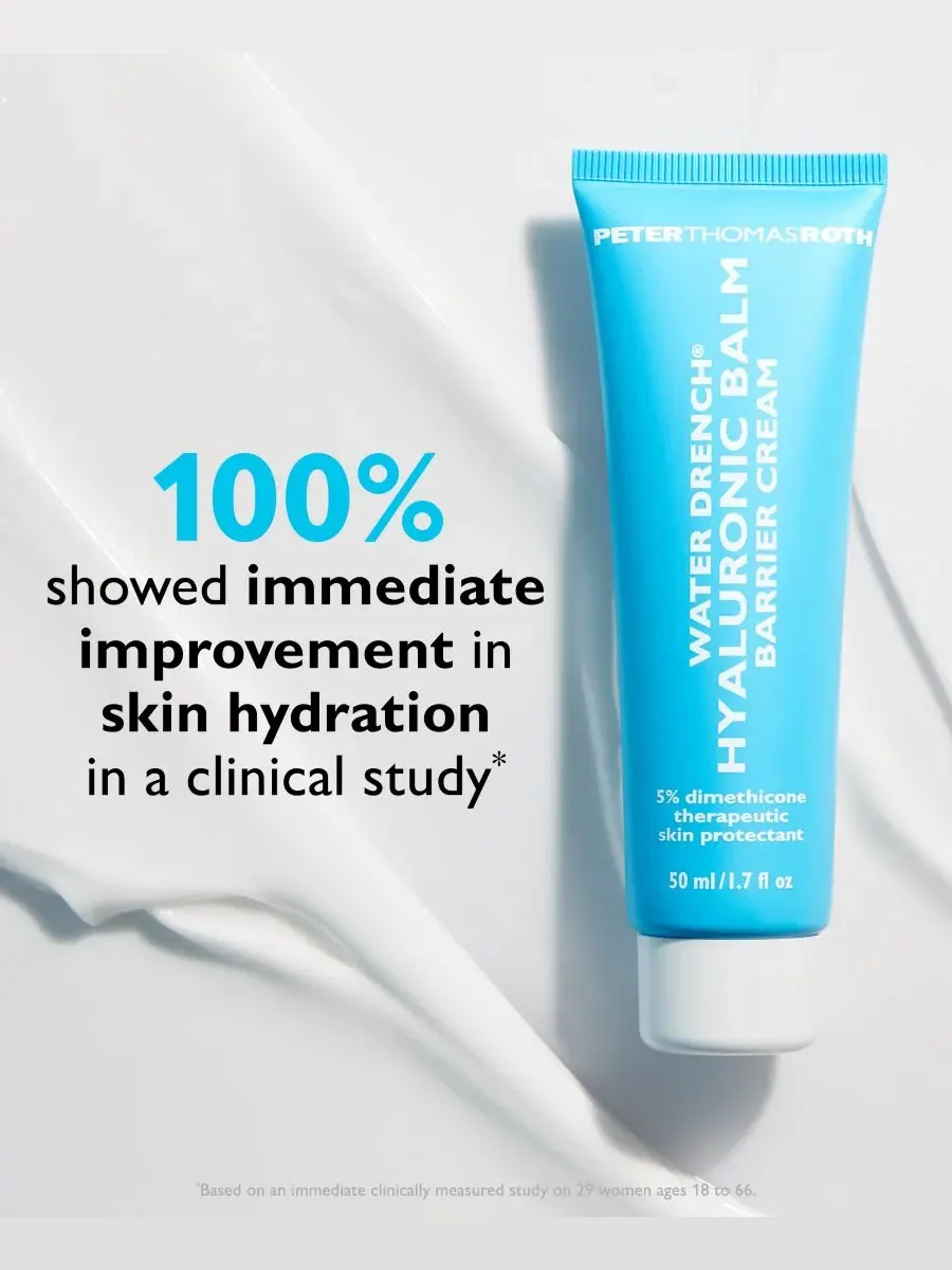 Peter Thomas Roth Защитный крем-бальзам Water Drench с гиалуроновой кислотой, 1,7 унции — изображение 6 из 10